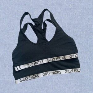Gilly Hicks Scoop Neck Lined Bralettes Size S in Black